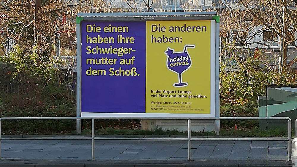  Holiday Extras - Mediatest - 18/1 Plakat 